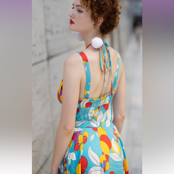 Trashy diva minda circle dress Tutti Fruity size 8 us pockets!! - Picture 3 of 10